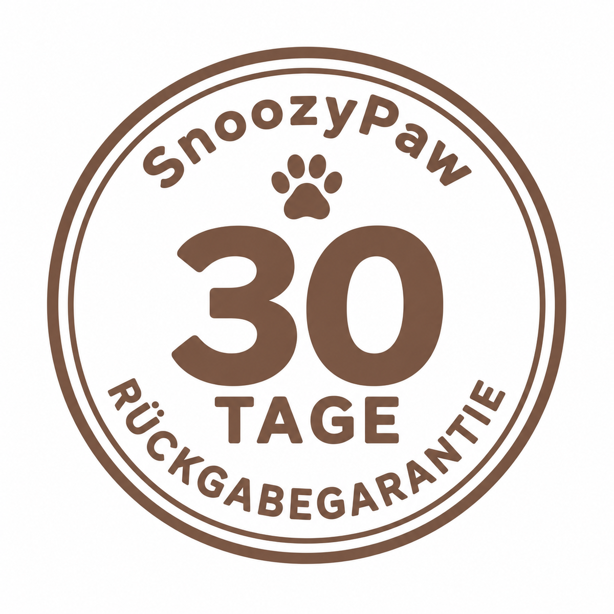 SnoozyPaw 30 Tage Rückgabegarantie